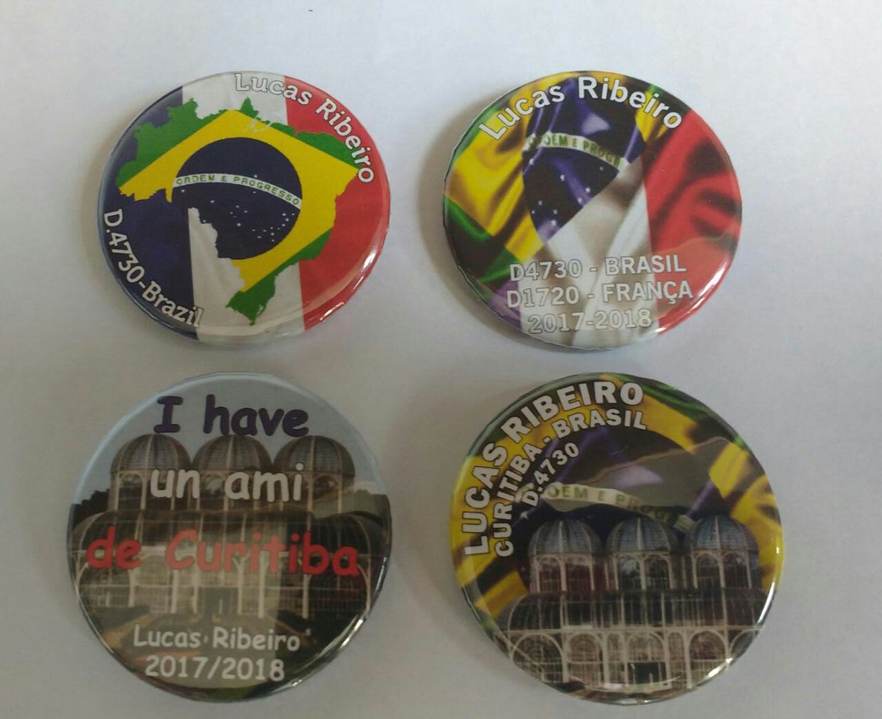 Bottons Para Intercâmbio